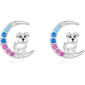 أقراط الثعلب للنساء والفتيات 925 الفضة الاسترليني أقراط الحيوان لطيف أقراط الثعلب مجوهرات الثعلب هدايا التخرج لصديقتها عشاق الثعلب in Kuwait