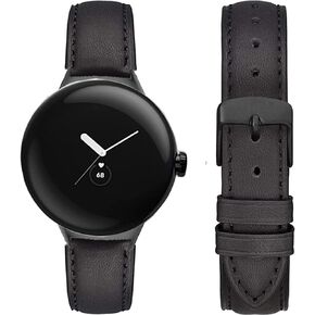 Compatible for Google Pixel Watch 2 Band, Slim Vintage Leather Strap Replacement for Women, Man, Wristband Accessories Compatible with Google Pixel Watch/Pixel Watch 2