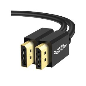 CableCreation VESA Certified DisplayPort 2.1/40Gbps Cable 2m/6.6ft, DP 2.1 Cable Support 8K@240Hz 4K@240Hz,PVC Display Port Cable Cord Compatible FreeSync G-Sync and HDR for Gaming Monitor,PC,RX 7900