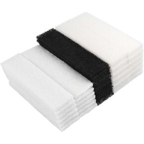 LTWHOME Value Pack of Foam Filters, Carbon Filters and Polyester Filters Set Fit for Fluval U4 Filter(Pack of 36)