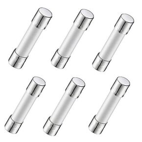 W10138793 Microwave Ceramic Line Fuse 20 Amp 250 Volt Replacement for Whirlpool W10422951 AP4308182, 14211054, 1450877, 4393146, 4393308-(6 Pack)