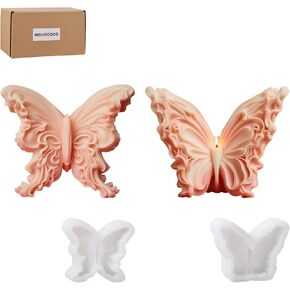 Pillar Candle Molds,3PCS Candle Molds for Candle Making,Pillar Candle Wax Silicone Molds