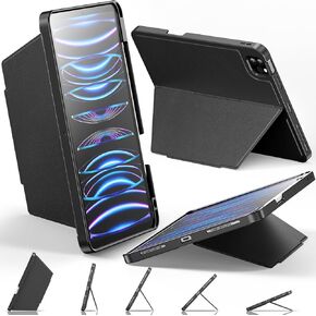 حافظة INFILAND لجهاز iPad Pro 11 بوصة، iPad Air الجيل السادس 11 بوصة، iPad Air الجيل الخامس / الرابع 10.9 بوصة مع حامل أقلام، مسند مرن، حافظة واقية متينة نحيفة، رمادي in Kuwait