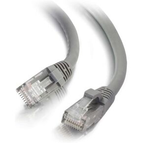 C2G 29032 Cat6 Cables - Snagless Unshielded Ethernet Network Patch Cable Multipack (25 Pack) Gray (7 Feet, 2.13 Meters)