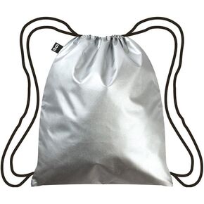 LOQI Metallic Backpack, One Size, Rose Gold