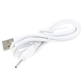 BabyValley DC Charger Compatible for Stylus Pen HyperGear H2O, for SoundBot SB510 3.0 Shower Speaker Barrel Jack 2.0mm Rechargeable USB Charging Cable for Mini S530, for NENRENT S570/Q13 (white1)