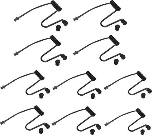 KCTIN Replacement Acoustic Coil Tube for Motorola Baofeng Kenwood Walkie Talkie Earpieces and Two Way Radios Headset (10 Packs) in Kuwait