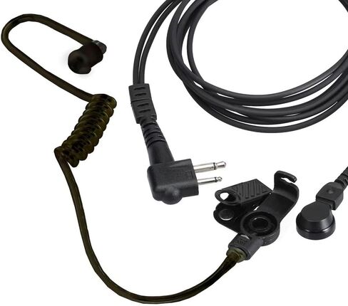 KCTIN Replacement Acoustic Coil Tube for Motorola Baofeng Kenwood Walkie Talkie Earpieces and Two Way Radios Headset (10 Packs) in Kuwait