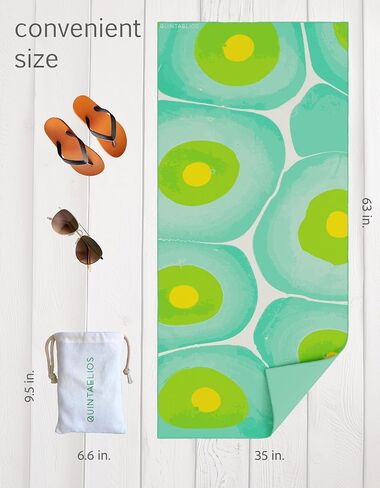 Microfiber Beach Towel, Quick Dry, Sand Free, Lightweight, Compact, Large Size, Perfect for Pool, Camping, Hiking, Yoga, Travel, Beach (Violet Pearls) in Saudi Arabia