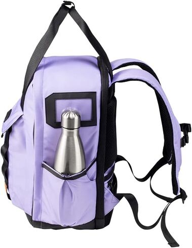 Memphis 20L 16x10x8 (40x25x20cm) Travel Backpack -with Internal Compression System - Free Carry On allowances. Durable Recycled Polyester (Lavender) in Saudi Arabia