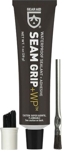 GEAR AID Seam Grip WP Waterproof Sealant and Adhesive for Jackets, Tents, Sleeping Pads and Outdoor Fabric | Repairs Rips, Seals Seams on Nylon, Canvas and Vinyl in Kuwait