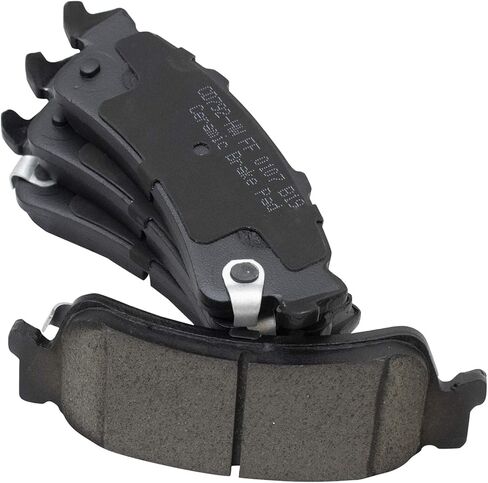 TRQ Rear Ceramic Disc Brake Pad & Replacement Rotor Kit for Audi A3 Volkswagen Jetta Passat in Saudi Arabia