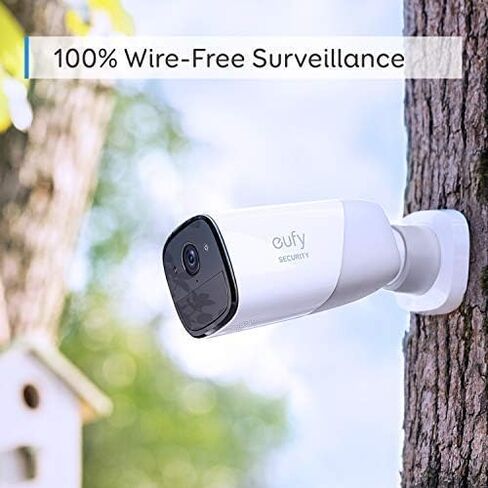 eufyCam 1080p Wireless Home Security Camera System with 365-Day Battery, Wireless 2-Camera Kit, Rechargeable, Night Vision, IP67 Weatherproof and 1 Additional Sensor (Renewed) in Saudi Arabia