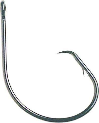 Mustad Classic 39944 Standard Wire Demon Perfect in Line Wide Gap Circle Hook | Saltwater Freshwater Hooks for Tuna, Catfish, Bass and More in Kuwait