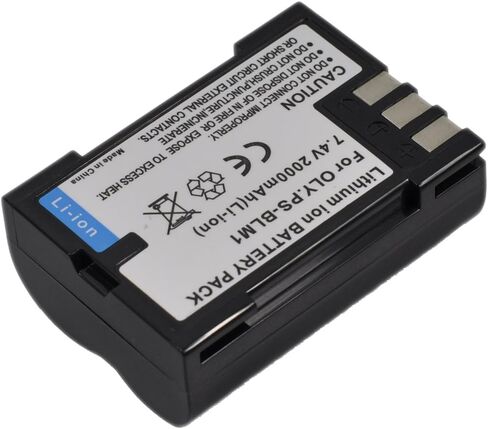 BLM-1 Battery for BLM1 PS-BLM1 C-5060 C5060 C-7070 C-8080 EVOLT E-1 E-3 E-30 E-520 E-300 E-330 E-500 E-510 Wide Zoom Digital Camera s1a in Saudi Arabia