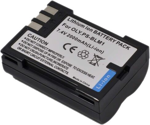 BLM-1 Battery for BLM1 PS-BLM1 C-5060 C5060 C-7070 C-8080 EVOLT E-1 E-3 E-30 E-520 E-300 E-330 E-500 E-510 Wide Zoom Digital Camera s1a in Saudi Arabia