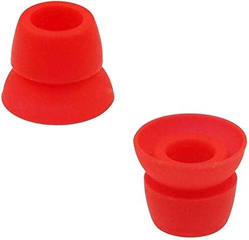 ALXCD Ear Tips for Powerbeats3 Wireless Earphone, SML 3 Sizes 6 Pair Earbud Tips & 2 Pair Double Flange Silicone Replacement Ear Tip Cushion, Fit for Beats Powerbeats 3 Wireless 3 [8 Pair](Black) in Saudi Arabia