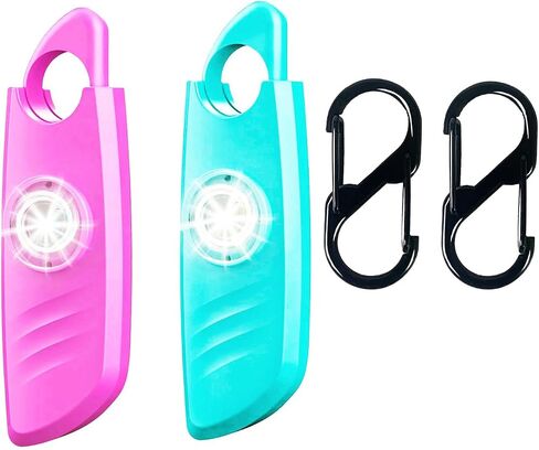 FA FIGHTART 2 Packs Personal Safety Alarm for Women 140db Sound Strobe Light with Key Chain Devices for Women Men in Saudi Arabia