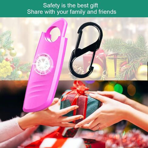 FA FIGHTART 2 Packs Personal Safety Alarm for Women 140db Sound Strobe Light with Key Chain Devices for Women Men in Saudi Arabia