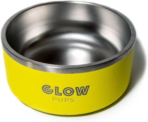 Black Dog Bowl, Double Wall Stainless Steel Pet Bowl, Vacuum Insulated Pet Feeder, Non-Skid Pet Bowl, 32 oz in Kuwait
