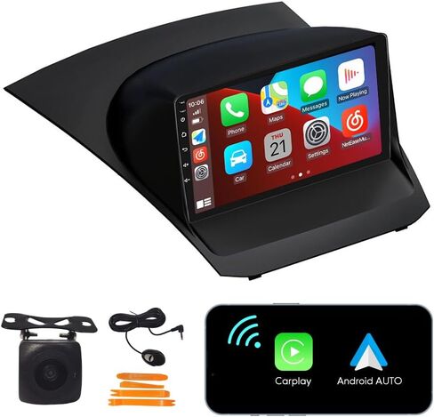 [2G+32G] 9 بوصة Carplay Android Auto Car Sterero لسيارة Ford Fiesta 2013-2017 شاشة تعمل باللمس Autoradio GPS Navigation FM Radio Head Unit WiFi Mirror Link مشغل الوسائط المتعددة in Kuwait