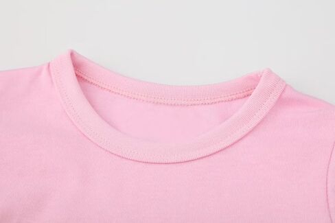 MSSMART Toddler Girl Long Sleeve T-Shirts Kids Cotton Fall Top Crewneck Clothes 2-7 Years in Kuwait
