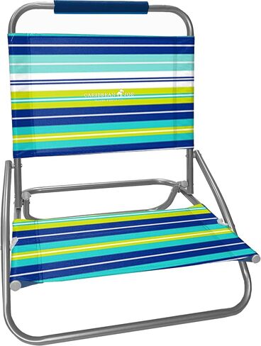 Caribbean Joe Folding Beach Chair, 1 Position Lightweight and Portable Foldable Outdoor Camping Chair, Teal in Saudi Arabia