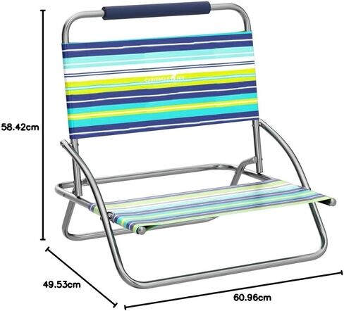 Caribbean Joe Folding Beach Chair, 1 Position Lightweight and Portable Foldable Outdoor Camping Chair, Teal in Saudi Arabia