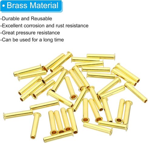 PATIKIL Brass Compression Insert for 5/16" Inch OD Tube, 40 Pack Insert Tube Support Compression Fitting Assortment Kit for Water Oil Air Pipe in Saudi Arabia