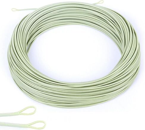 M MAXIMUMCATCH Maxcatch Double Taper Floating Fly Fishing Line: 2-8F, 100 ft Orange, Moss Green. Fluo Yellow in Kuwait