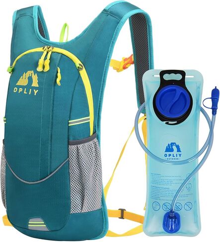 Hydration Backpack with 2L Water Bladder – Lightweight & Durable for Running, Hiking, Biking – Adjustable Fit for Men, Women, Youth in Kuwait