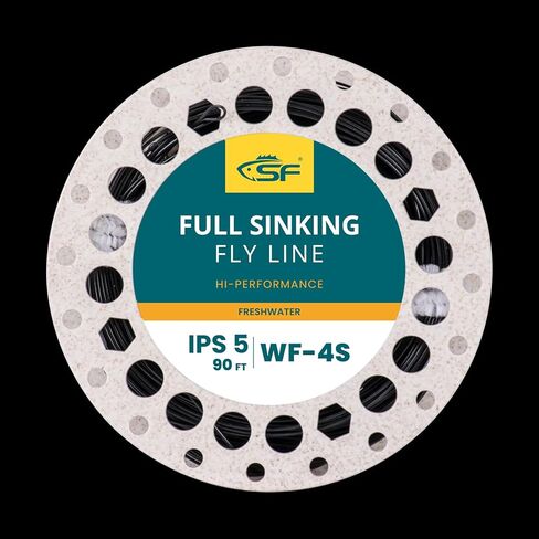SF Full Sinking Fly Fishing Line Weight Forward Taper Fly Line for Freshwater WF4 5 6 7 8 9S 90FT IPS3/IPS5 in Saudi Arabia