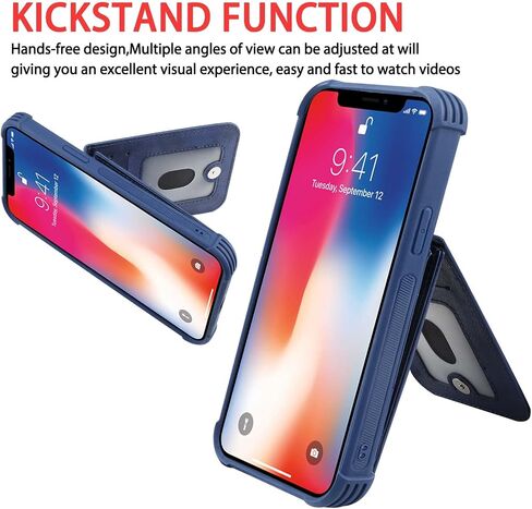 VANAVAGY متوافق مع حافظة محفظة iPhone 11 للنساء والرجال، غطاء هاتف قابل للطي بمشبك مغناطيسي من الجلد مع حامل بطاقة الائتمان وجيب للعملات المعدنية، أسود in Saudi Arabia