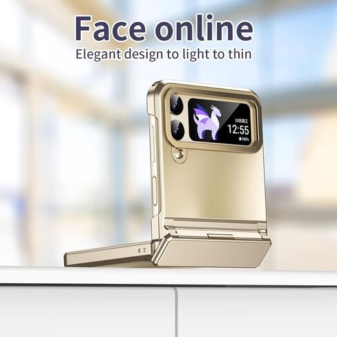 حافظة لهاتف سامسونج جالاكسي Z فليب 5، [حماية المفصلات] [سماء مرصعة بالنجوم] [شحن لاسلكي] حافظة هاتف واقية رفيعة للغاية من البولي كربونات الصلب مضادة للخدوش لهاتف جالاكسي Z فليب 5 5G 2023، فضي in Kuwait