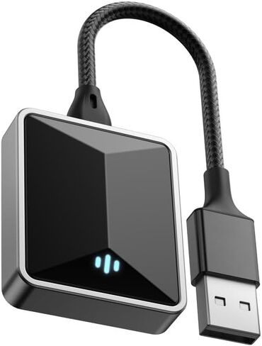 Volam 2024 New Wireless Adapter for Wired CarPlay Android Auto Wireless Adapter, Converts Wired to Wireless for Factory Wired CarPlay Cars from 2016, Type-C/USB, 5G WiFi, Bluetooth in Saudi Arabia