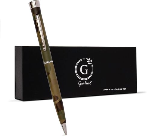 Garland Metal Twist Pen – Made in USA - Marble Design with 24k Gold Finish, Gift for Client, Graduate, Professional Look, Gift Box, Refillable with Universal #1 Refill in Saudi Arabia