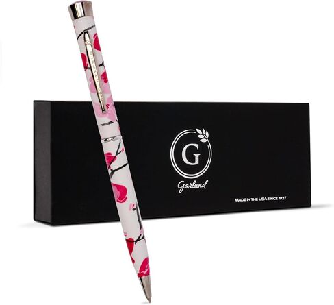 Garland Metal Twist Pen – Made in USA - Marble Design with 24k Gold Finish, Gift for Client, Graduate, Professional Look, Gift Box, Refillable with Universal #1 Refill in Saudi Arabia