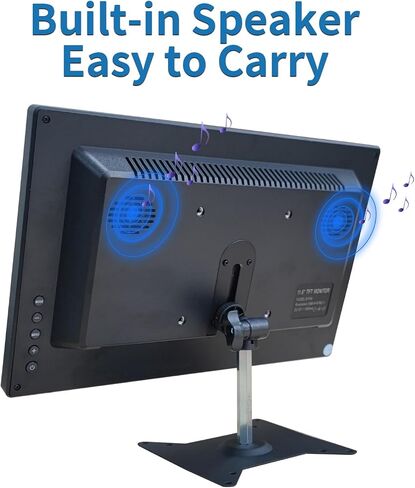 13.3 Inches Security Monitors & Displays, 1920x1080 Resolution, HD、VGA、PC Audio Interface, Built-in Speaker LCD Display Suitable for PC, Microcomputer, Camera, Microphone in Saudi Arabia