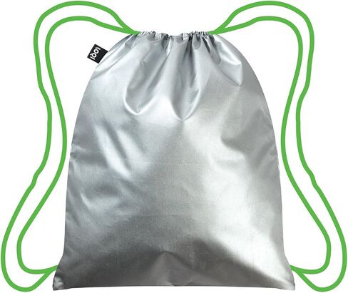 LOQI Metallic Backpack, One Size, Rose Gold in Saudi Arabia