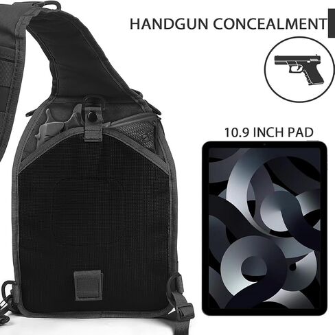 HAOMUK Tactical Sling Bag Backpack Military Rover Shoulder Sling Pack Small EDC Crossbody Chest Bag for Men in Kuwait