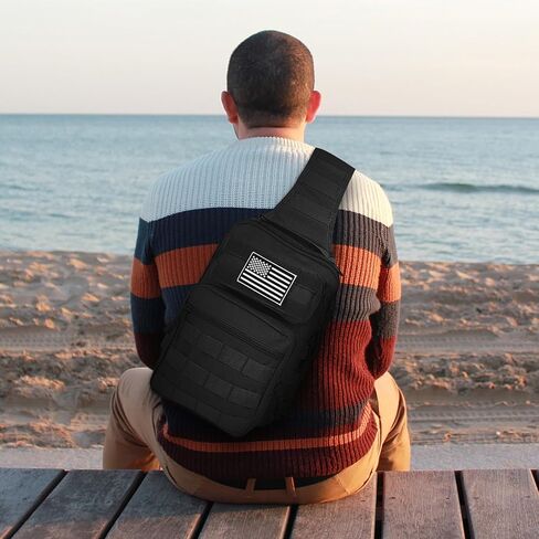 HAOMUK Tactical Sling Bag Backpack Military Rover Shoulder Sling Pack Small EDC Crossbody Chest Bag for Men in Kuwait