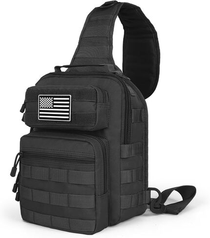 HAOMUK Tactical Sling Bag Backpack Military Rover Shoulder Sling Pack Small EDC Crossbody Chest Bag for Men in Kuwait