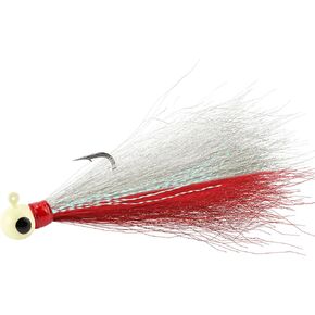 Dr.Fish 5 Pack Bucktail Jigs Crappie Jigs Round Ball Jig Fishing Lures Jigs Hair Jig Round Head Fishing Jigs for Bass Striper Walleye Halibut Panfish Bluegill Trout Freshwater Saltwater Fishing in Saudi Arabia