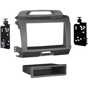 Metra Electronics 99-7344G Single DIN Dash Installation Kit for 2011 Kia Sportage Vehicles, Gray