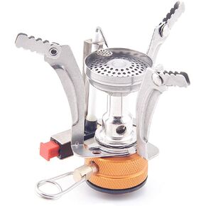 Ultralight Backpacking Stove Portable Camping Stove with Piezo Ignition Perfect for Camping, Hiking and Backpacking Trips