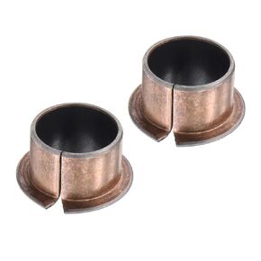 1pcs Flange Sleeve Bearings - [35mm Bore x 39.5mm Outside Dia x 35mm Length x 47mm Flange Dia x 2mm Flange Thick] Bronze Sintered Bushings for Agricultural Machines, Bronze