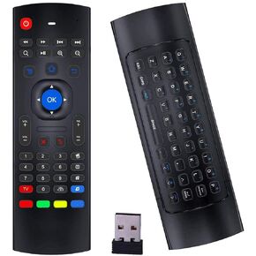 Air Mouse Remote,2.4G Wireless Keyboard with IR-Learning Function, Remote for Android TV Box/Smart TV