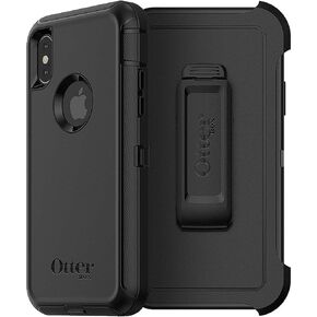 OtterBox DEFENDER SERIES Case & Holster for iPhone X / iPhone XS - Black