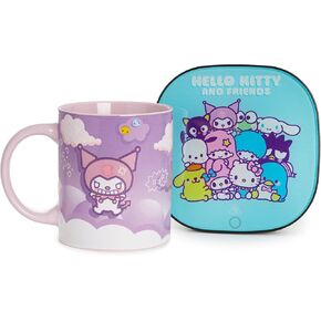 Uncanny Brands Kuromi Coffee Mug with Electric Mug Warmer – Keeps Your Favorite Beverage Warm - Auto Shut On/Off