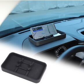 Car Dashboard Mat Anti Slip Phone Holder for Ford Maverick 2022-2024, Car Phone Holder Multifunctional Car Dashboard Accessories Holder for Keys, Cell Phone, Coins and Glasses (8.2"x4.7")